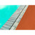 7' x 10' Orange All Purpose Handcrafted Reversible Oval Outdoor Area Throw Rug