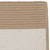 5' x 7' White and Brown Striped All Purpose Handcrafted Reversible Rectangular Area Throw Rug