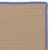 6" x 9" Brown and Blue Handcrafted Reversible Rectangular Outdoor Area Throw Rug Sample