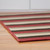 7' x 10' Red and Black All Purpose Handmade Reversible Rectangle Mudroom Area Throw Rug