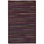 10' x 14' Merlot and White All Purpose Handcrafted Reversible Rectangular Outdoor Area Throw Rug