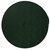 9' Dark Green All purpose Handcrafted Reversible Round Outdoor Area Throw Rug