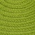 1.6' x 2.5' Lavish Green All Purpose Handcrafted Reversible Oval Outdoor Area Throw Rug