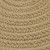5' x 8' Brown All Purpose Handcrafted Reversible Oval Outdoor Area Throw Rug