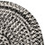 12' x 15' Black and White All Purpose Handcrafted Reversible Oval Outdoor Area Throw Rug