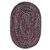 12' x 16' Red and Blue All Purpose Handcrafted Reversible Oval Outdoor Area Throw Rug