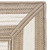 5' x 8' Tan Brown and Beige All Purpose Geometric Handcrafted Rectangular Outdoor Area Throw Rug