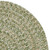 12' x 16' Green All Purpose Handmade Reversible Oval Mudroom Area Throw Rug