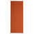 2.5' x 13' Burnt Orange All Purpose Handmade Reversible Rectangle Mudroom Area Throw Rug Runner
