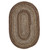 11' x 14' Brown and Beige Handcrafted Oval Outdoor Area Throw Rug