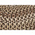 2.25' x 3.8' Brown and Beige Handcrafted Oval Outdoor Area Throw Rug