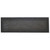 Black Rectangular Skid Free Stone Designed Rubber Step Mat 30" x 10"
