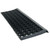 Black Rectangular Skid Free Rubber Step Mat 30" x 10"