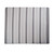 4' x 6' Stone Gray And Off-White Rectangular Moroccan Striped Outdoor Rug