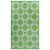 4' x 6' Green and White Rectangular Home Essentials Lattice Outdoor Rug