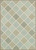 2.25' x 7.8' Beige and Green Geometric Rectangular Outdoor Area Throw Rug Runner