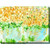 Orange and Green Sunny Side Outdoor Canvas Rectangular Wall Art Decor 30" x 40"