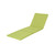 Elegant and Comfortable 76.75" Green Outdoor Chaise Lounge Cushion