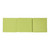 76.75" Green Contemporary Solid Outdoor Patio Chaise Lounge Cushion