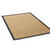 7.25' x 10.5' Beige and Black Solid Rectangular Outdoor Area Throw Rug - Subtle Patterns and Enduring Style