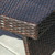3-Piece Brown Mesh Outdoor Furniture Patio Chaise Lounges and Table Set