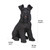 13" Sitting Schnauzer Outdoor Garden Statue