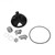 7" Silver and Black DV6 and DV7 Jacuzzi Valve Diverter Repair Kit