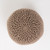 20" Brown Contemporary Hand Knitted Outdoor Patio Pouf Ottoman with Filler
