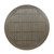 47.25" Gray Contemporary Round Outdoor Dining Table