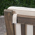 53.25" White and Gray Contemporary Outdoor Patio Loveseat