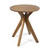 30" Brown Contemporary Round Outdoor Bistro Table: Functional and Stylish Addition to Your Patio