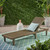 78.75" Gray Traditional Outdoor Patio Rectangular Chaise Lounge