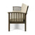 77.75" Gray and Cream White Outdoor Patio Sofa with Cushions