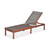 Get Soaked in the Sun with Zuiderdam Eucalyptus Traditional Patio Lounger