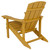 Yellow Cottage Vertical Adirondack Outdoor Patio Lounger Chair