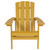 Yellow Cottage Vertical Adirondack Outdoor Patio Lounger Chair