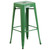 Contemporary Green Outdoor Patio Barstool: Durable, Functional, and Stylish Addition to Any Space