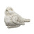 31" Cream White Distressed Classic Vintage Style Large Bird Statue