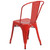 33" Red Commercial Grade Stackable Dining Chair