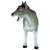 14.5" Laughing Donkey Hand Painted Outdoor Garden Statue