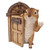 Squirrel with "Welcome" Sign Tree House Door Sculpture - 11"