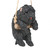 8" Hanging Black Westie Puppy Outdoor Statue