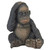 13" Chimpanzee Funny Monkey Outdoor Garden Statue