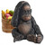 13" Chimpanzee Funny Monkey Outdoor Garden Statue