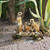 15" The Meerkat Clan Outdoor Garden Statue
