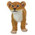 18" Lion Cubs of the Sahara Animal Outdoor Statue
