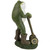 13" Moses the Garden Toad Lawn Mower Frog Outdoor Garden Statue
