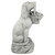 19" Dog with a Basket of Flowers Outdoor Garden Statue