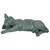 19" Sleeping Kitty Cat Hand-Painted Outdoor Garden Statue