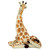 20.5" Zari the Resting Giraffe Large Outdoor Garden Statue